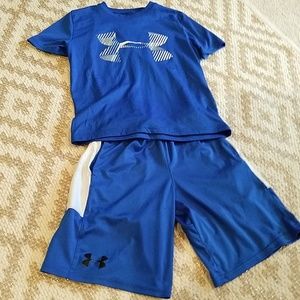 Under Armour set sz YSM for approx age 6yr old